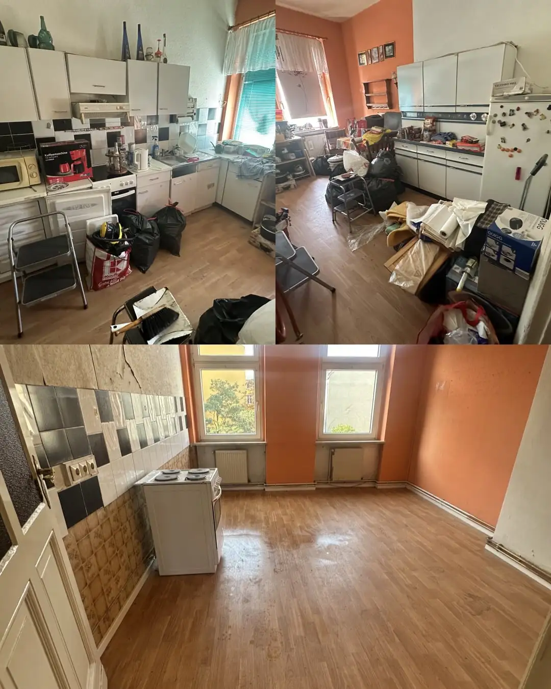 wohnungsaufloesung-steglitz-zehlendorf Küche wurde abgebaut